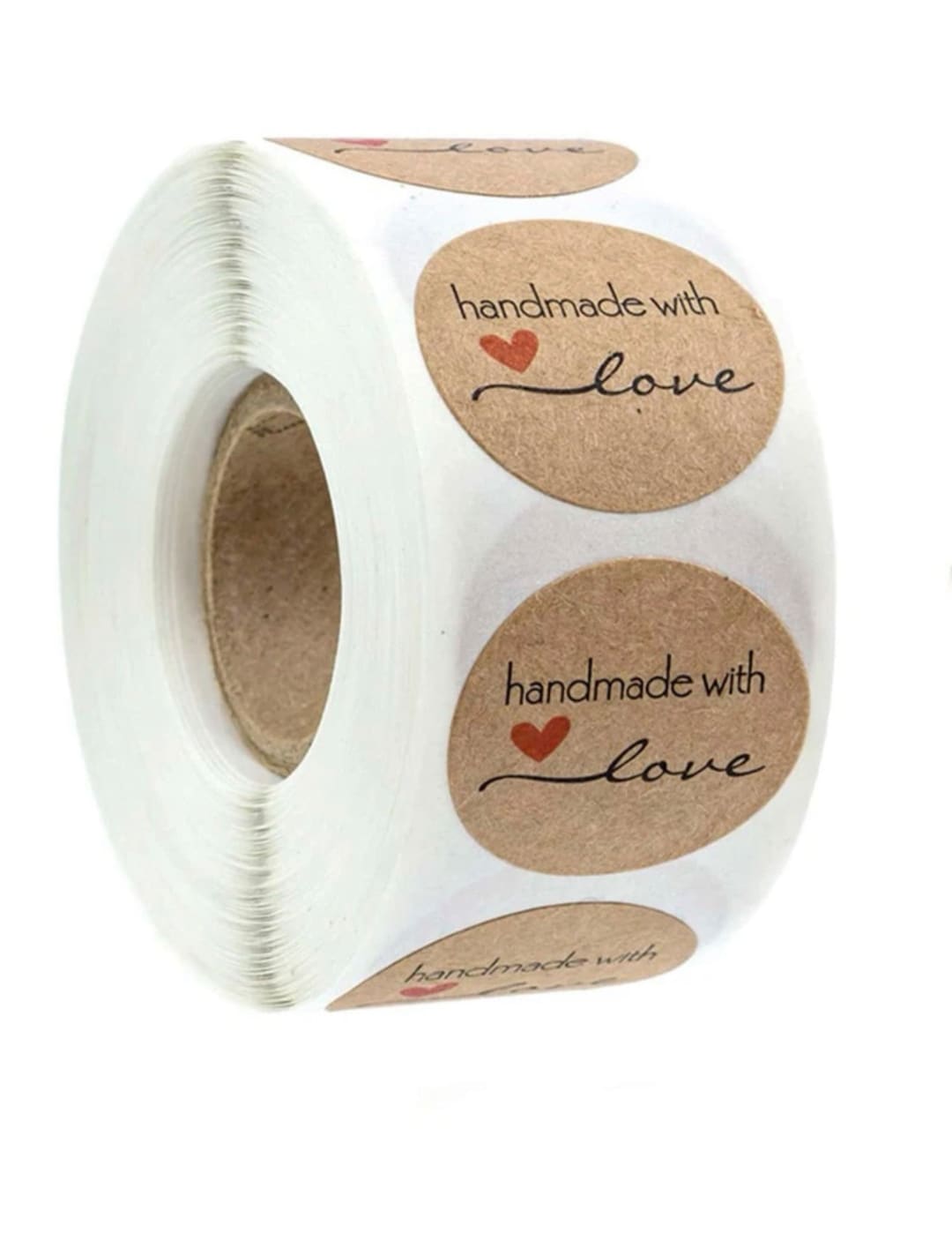 1inch Sticker Handmade With Love - 1 Inch Stickers - Small Business Packing Stickers ...