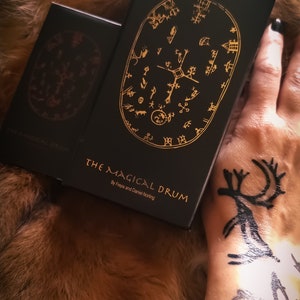 Magical Drum Oracle Deck in Gold and Blood editions DISCOUNT BUNDLE! #north #sami #norse