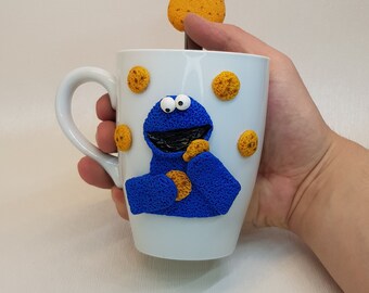 Cookie Monster Mug-Spoon Set