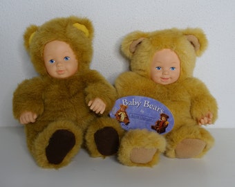 Anne Geddes baby bears - collectible pluche - 90’s