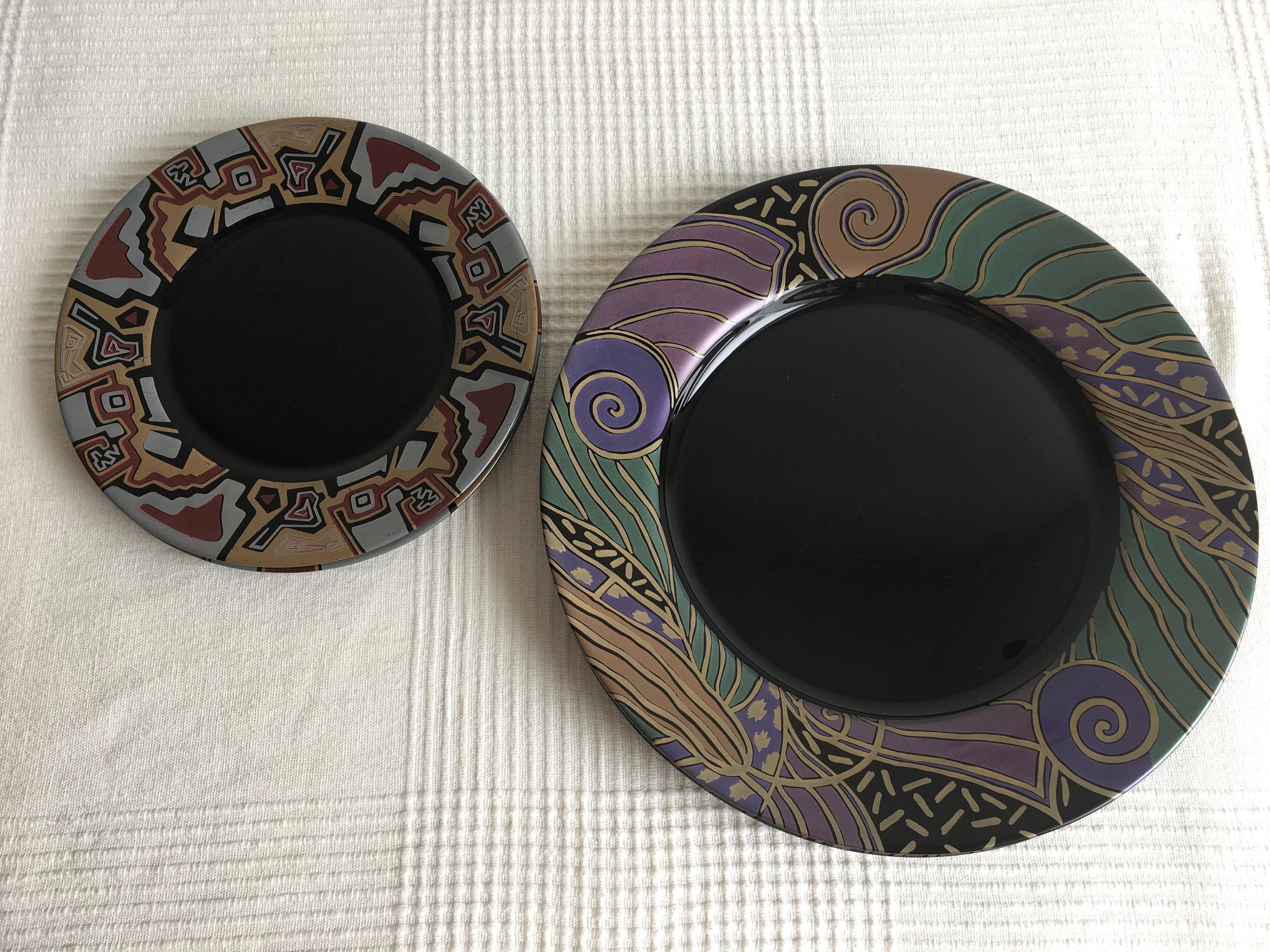 Vintage Designer Plates 1980 Arcoroc France Etsy Vintage Designer Plates 1980 Arcoroc France Etsy