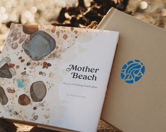 Mother Beach Gift Book / Autographed / Perfect Hostess Gift / Printed in the USA by Independent Publisher / Sea Glass Book