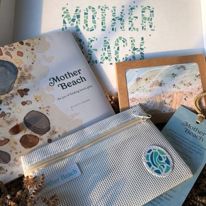 Inspirational Beach Glass Gift Box / Hostess Gift Beach House / Beachcomber Gift Box / Hostess Gift / Coastal Gift Box image 1