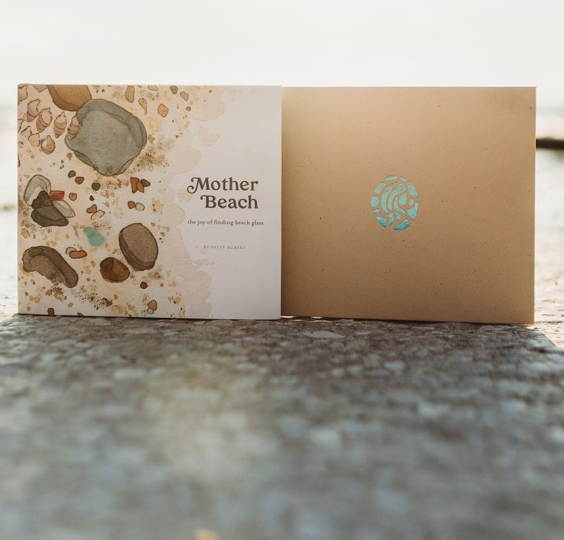 Mother Beach Gift Book / Autographed / Perfect Hostess Gift / Printed in the USA by Independent Publisher / Sea Glass Book image 2