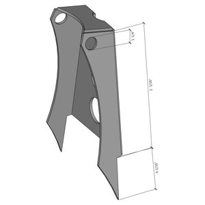 16&quot; Coil Over Shock Towers DXF CAD Files