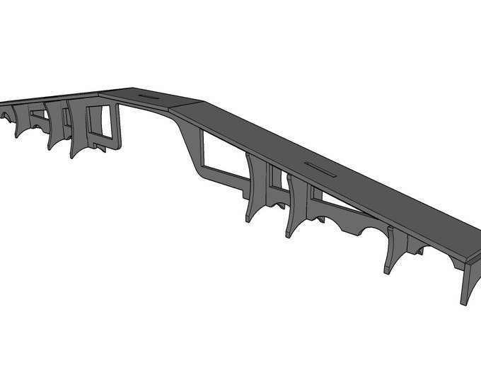DXF Files Skid Steer Stump Bucket Attachment Plasma Cut File Etsy