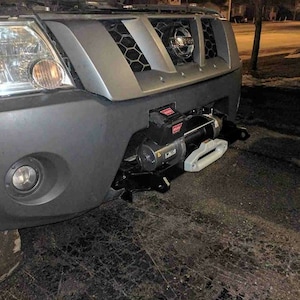 Nissan Xterra 2nd Gen Front Winch Mount DXF Build Files