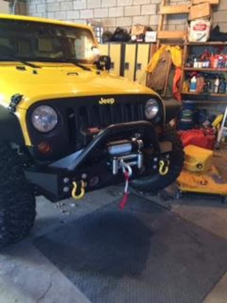 Front Midwidth Winch Bumper for Jeep JK/JL Wrangler 07pres Dxf CAD