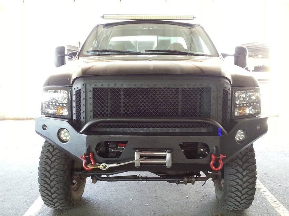 Ford F250/F350 Front Winch Bumper DXF CAD CNC Files Etsy