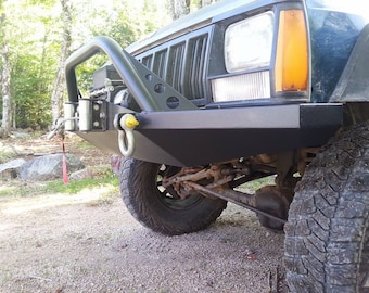 Parachoques de cabrestante delantero para jeep XJ Build Files (dxf, cnc, cad)