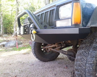 Front Winch Bumper For Jeep XJ Build Files (dxf, cnc, cad)