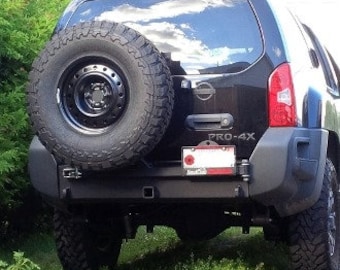 Nissan Xterra 2nd Gen Rear Bumper with Tire Carrier CAD, CNC, DXF Build Files