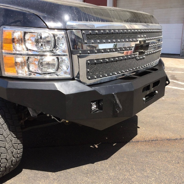 07-13 Chev Silverado 2500/3500 Front Winch Bumper DXF CNC CAD Build Files