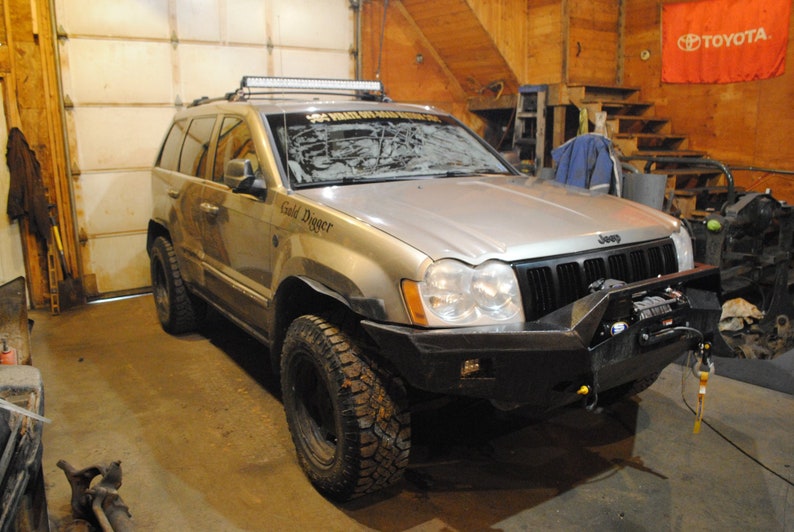 Front Winch Bumper Jeep Grand Cherokee WK 0510 DXF Build Etsy