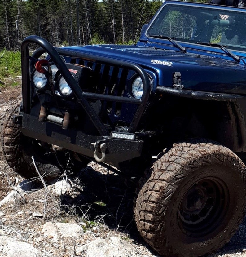 Front Winch Bumper for Jeep TJ / YJ Dxf Cad Build Files CNC Etsy Canada