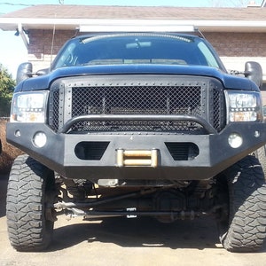 99-07 Ford F250 F350 Front Winch Bumper Baupläne (DXF, CNC Cut Files)
