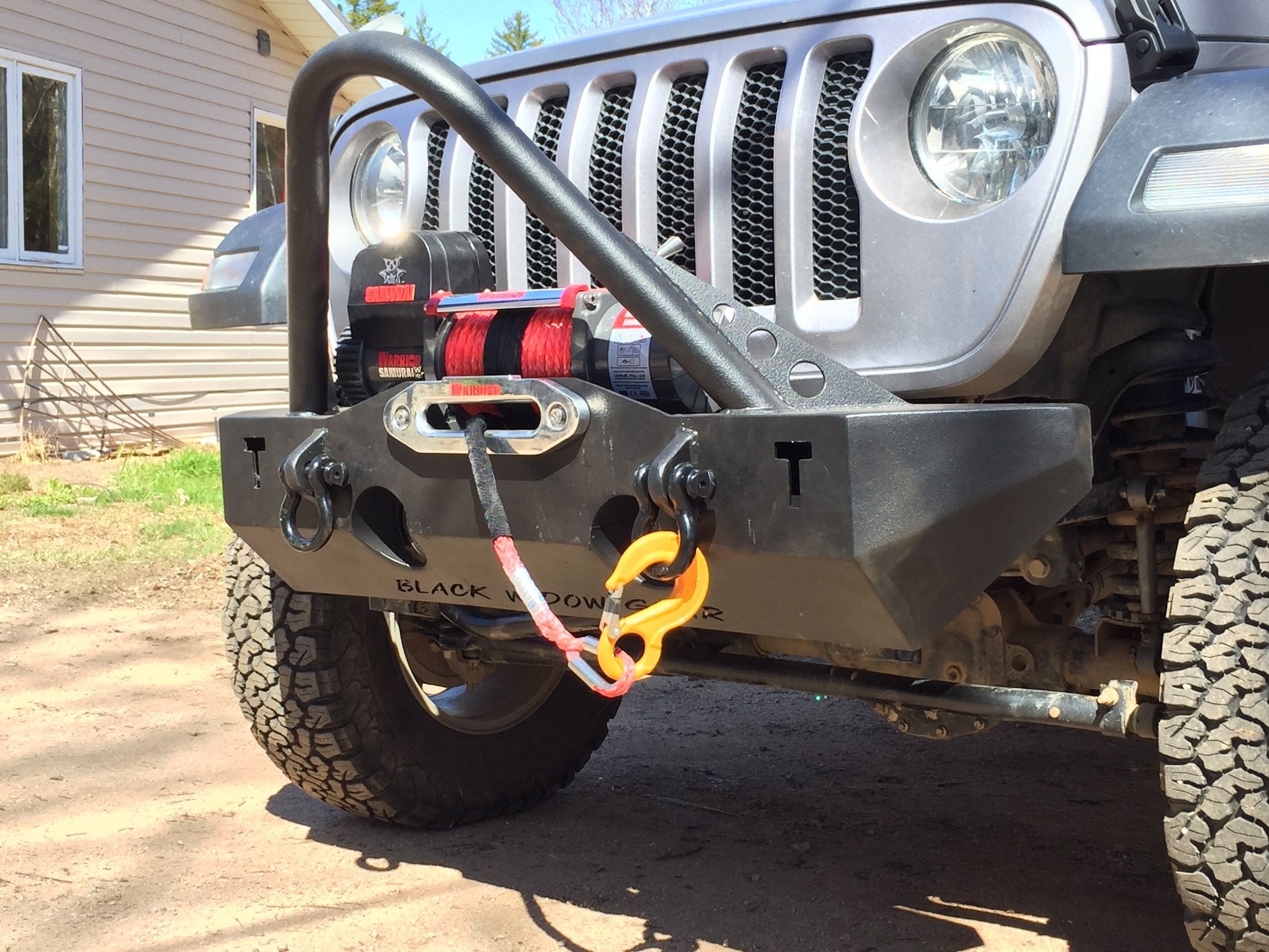 Parachoques de cabrestante delantero para Jeep JK / JL (07-presente) DXF Planes