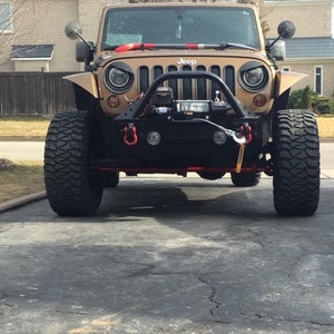 Front Shorty Winch Bumper For Jeep Wrangler JK/JL (07-pres) dxf cad files