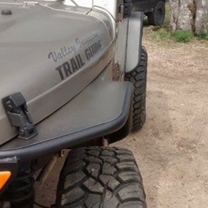 Front and Rear Tube Fender Build Plans For Jeep TJ (DXF CAD Files)