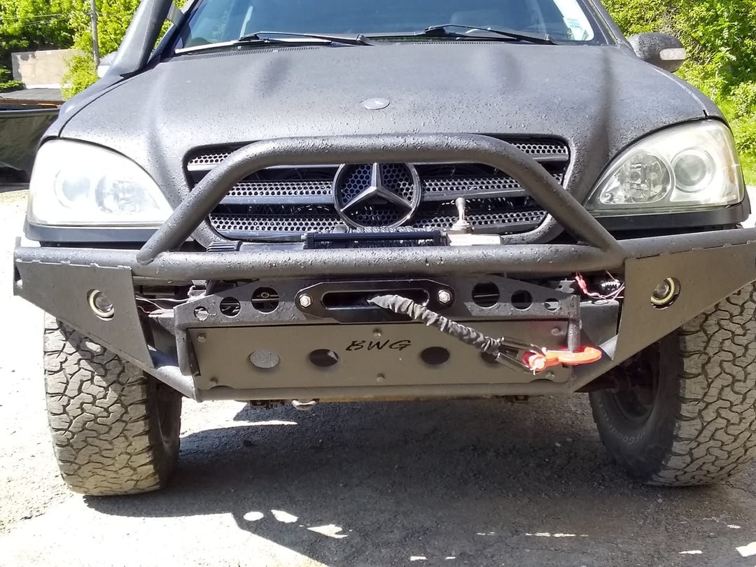 Mercedes ML350 (98-05) Front Winch Bumper DXF CAD CNC Files - Etsy
