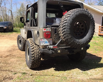 Rear Bumper For Jeep TJ/LJ/YJ Build Files cnc dxf