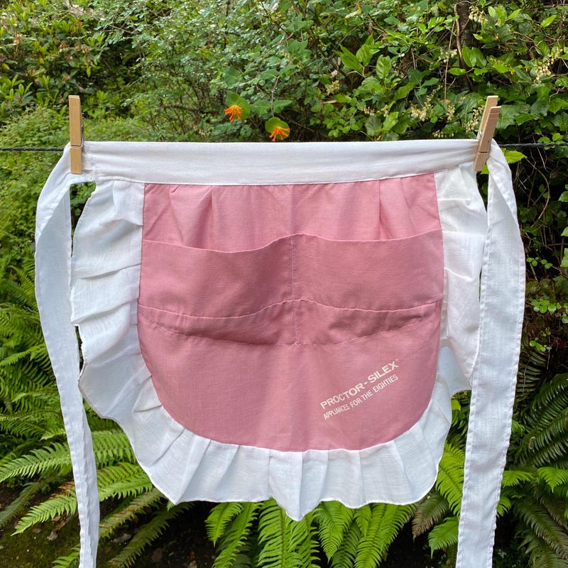 Pink Ruffle Apron - Etsy