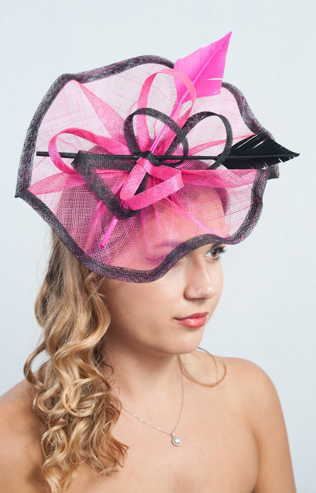 Fascinator Fuchsia Fascinators - Etsy 