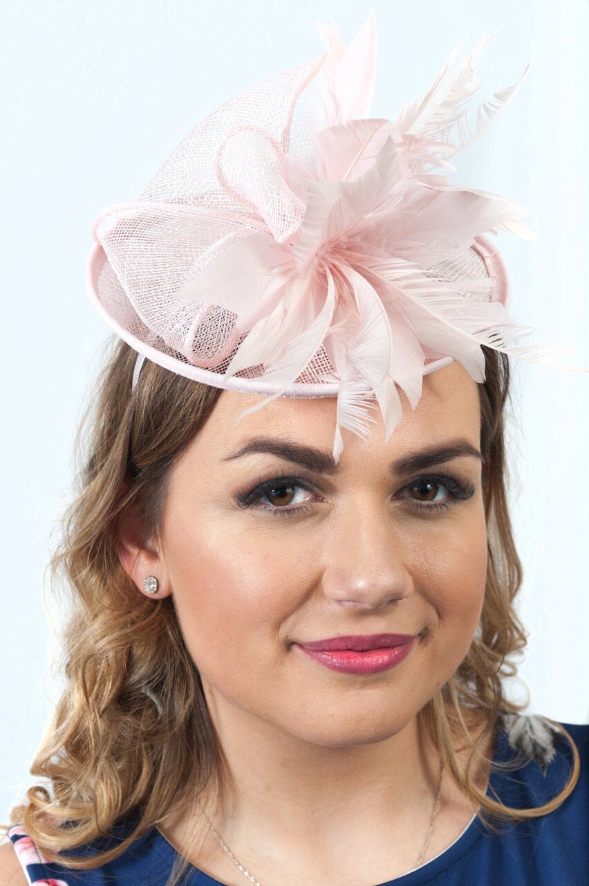Pale Pink Fascinator Patricia Bloom 