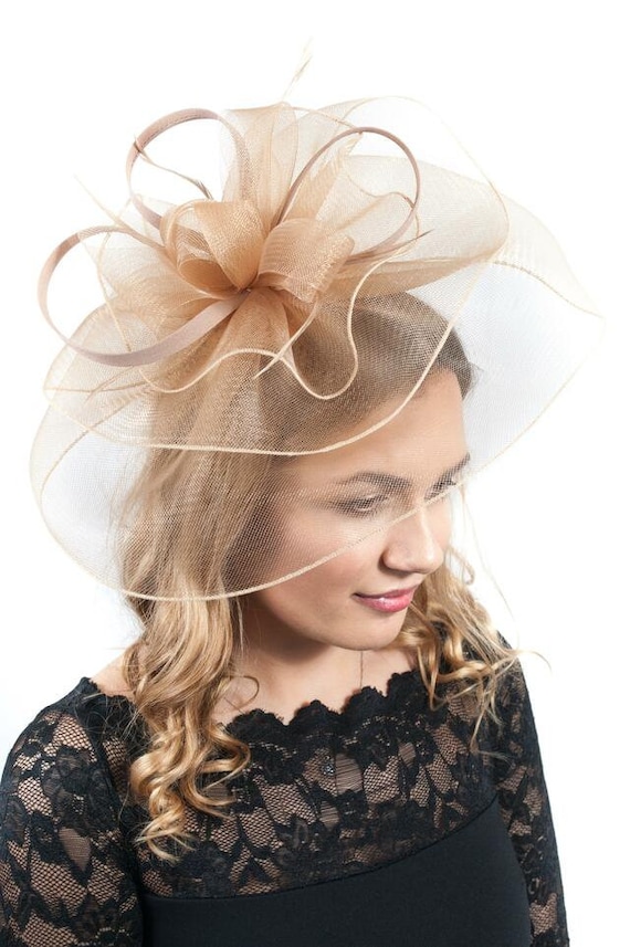 Floral Fascinator Headpiece Wedding 