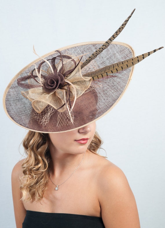 Golden Large Hatinator Lucia Brown/gold 