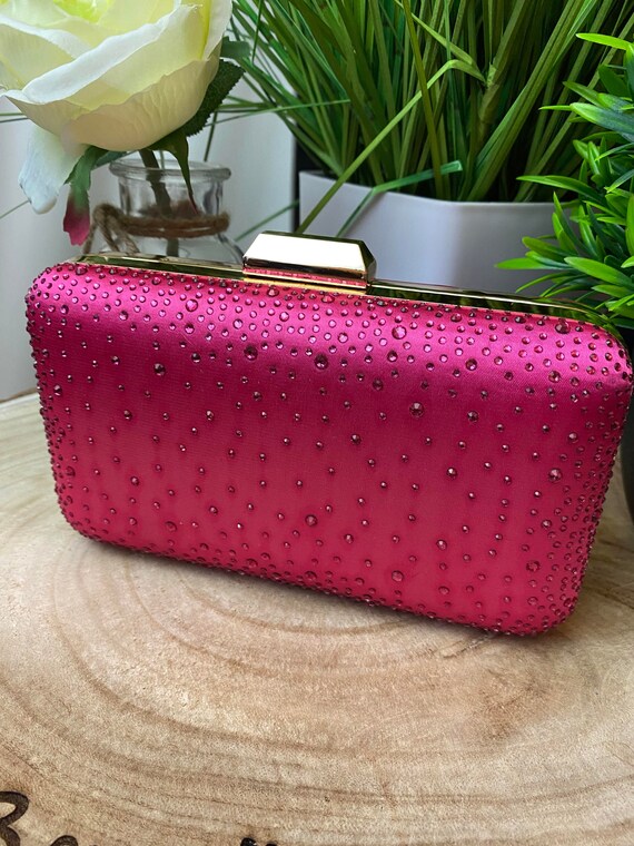 sparkly pink purse