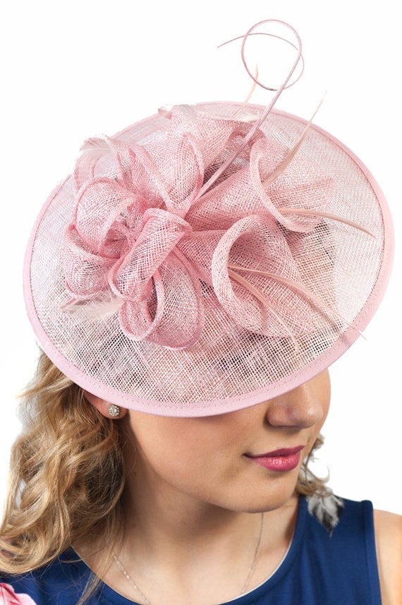 Blush Pink Fascinator Lily Design Round 