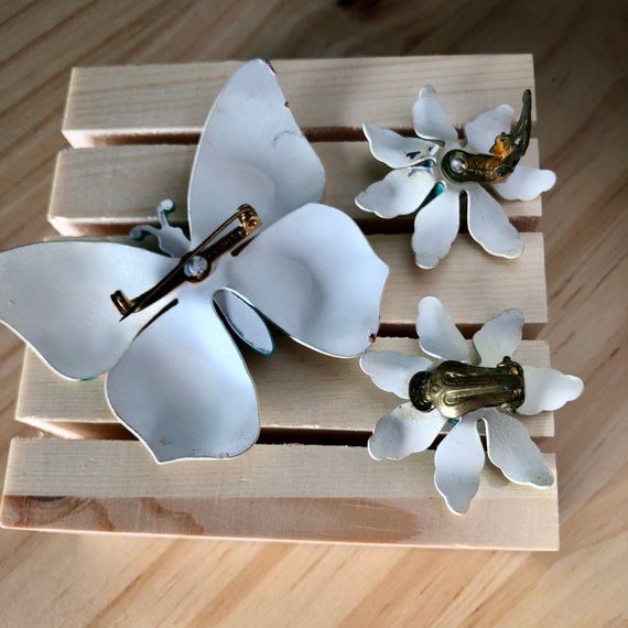 Earrings & Brooch Set - image 2