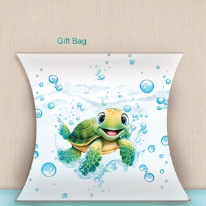 Baby Shower Gift Bag, Thank You Box, Baby Shower Gift Bag, Thank You Bag, Editable Template BS67