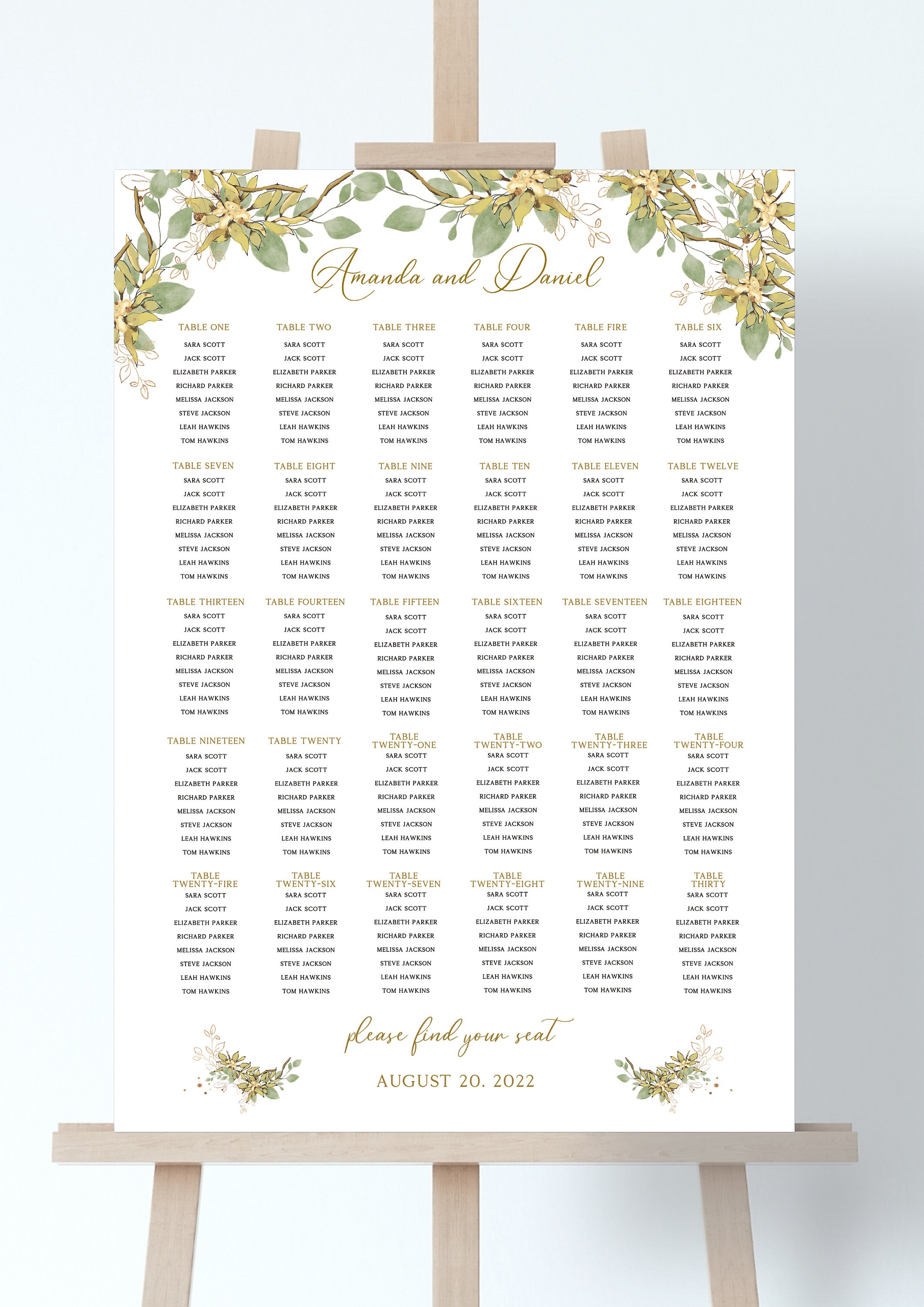 Wedding Seating Chart Board Template Editable Seating Chart Etsy Wedding Seating Chart Board Template