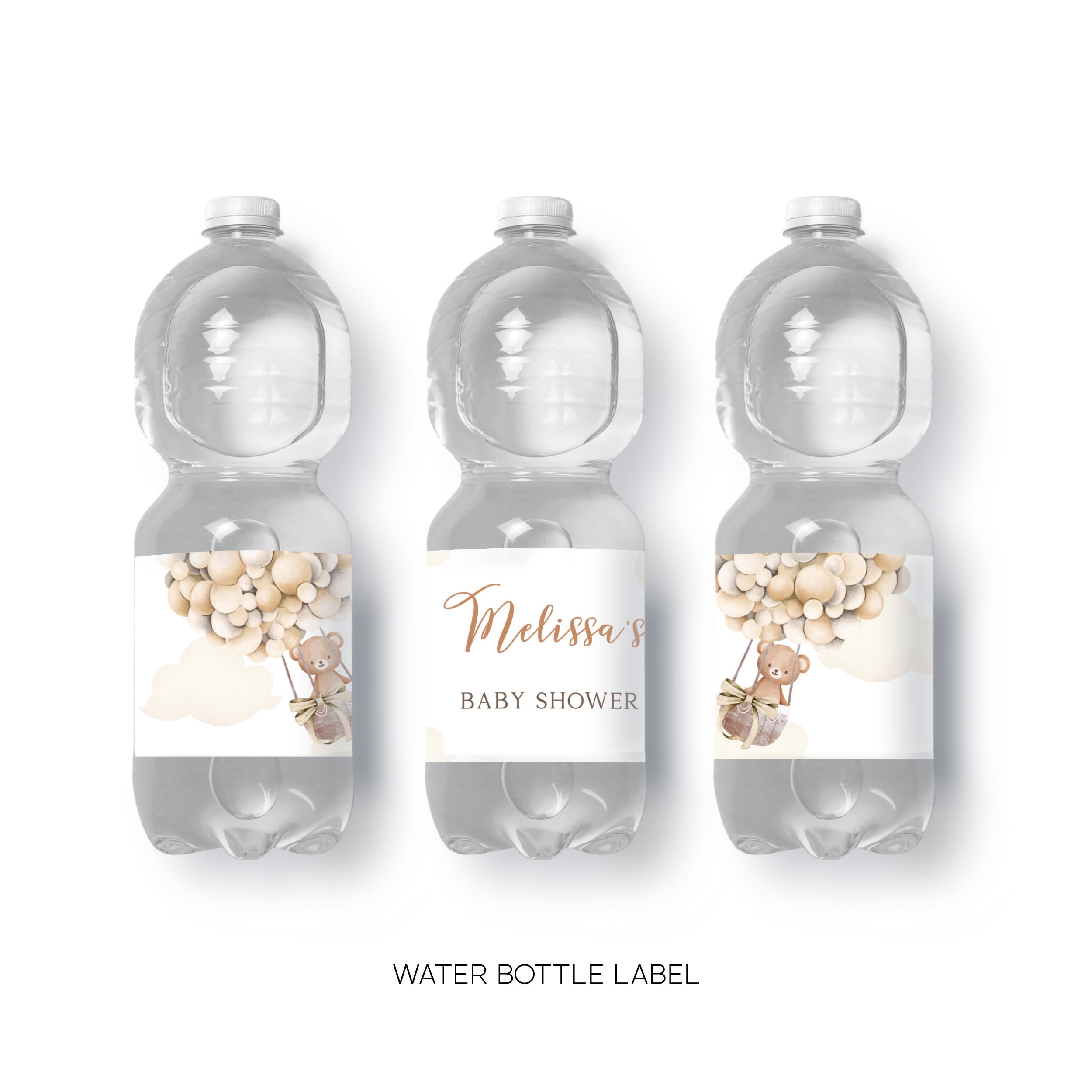 Image 9 for Baby Shower Bottle Labels Template