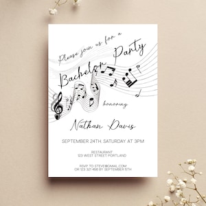 Plantilla de invitación para despedida de soltero, descarga instantánea, editable, descarga digital