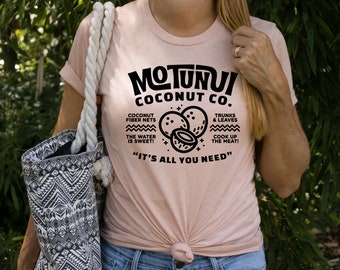 Motunui Shirt / island coconuts t-shirt / Unisex sizes: Size small-4XL / Vacation shirt / tropical island vacation / Cruise shirt