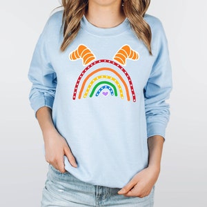 Rainbow sweatshirt / Figment shirt / Rainbow Figment shirt / One little spark of inspiration / Epcot Shirt / Unisex sweatshirt image 2