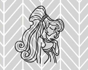 Megara Doodle SVG Cut File (Digital Download)