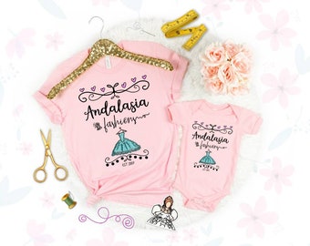 Andalasia Fashions shirt / fairytale Kingdom / Fairytale Fashion boutique/ Whimsical/ Fictional / Princess / Enchanted shirt / Rare design