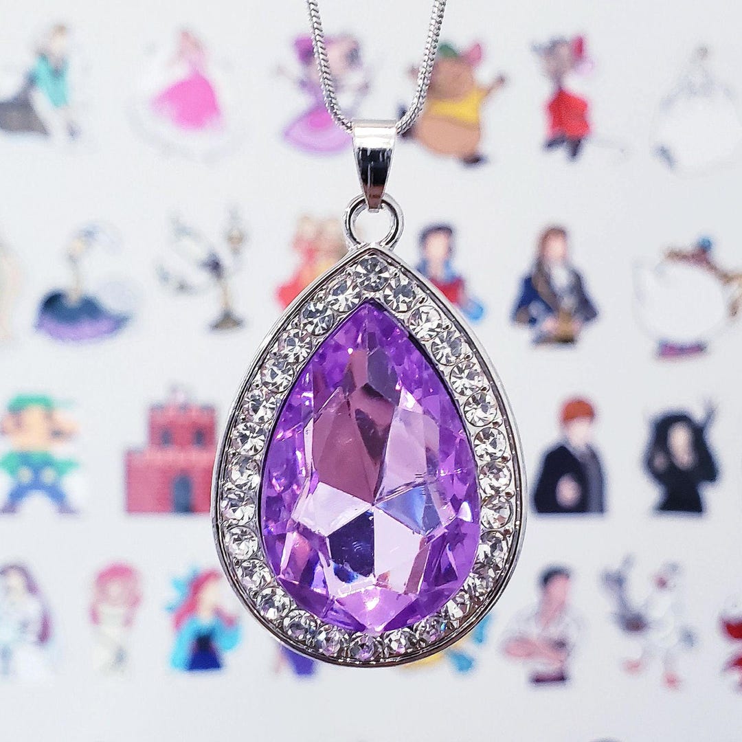 Amethyst Pendant Sofia The First Necklace Sofia The First Light-up