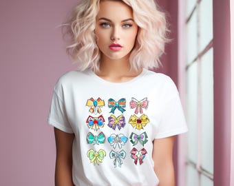 Princess hair Bows shirt / multiple princesses t-shirt / cute royal bows / girly princess tee / Magic Kingdom / Cinderellas Royal table tee