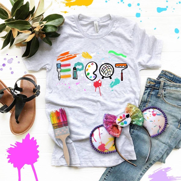 EPCOT festival of the Arts shirt - New for 2023!!! / Unisex sizing - Paint and art shirt / ten colors / Unisex shirts for family at  Epcot