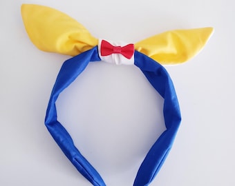 Duck Headband Lightweight Bow / Knotty Bow / knotted bow One size fits most / headband / bowband Fast Shipping