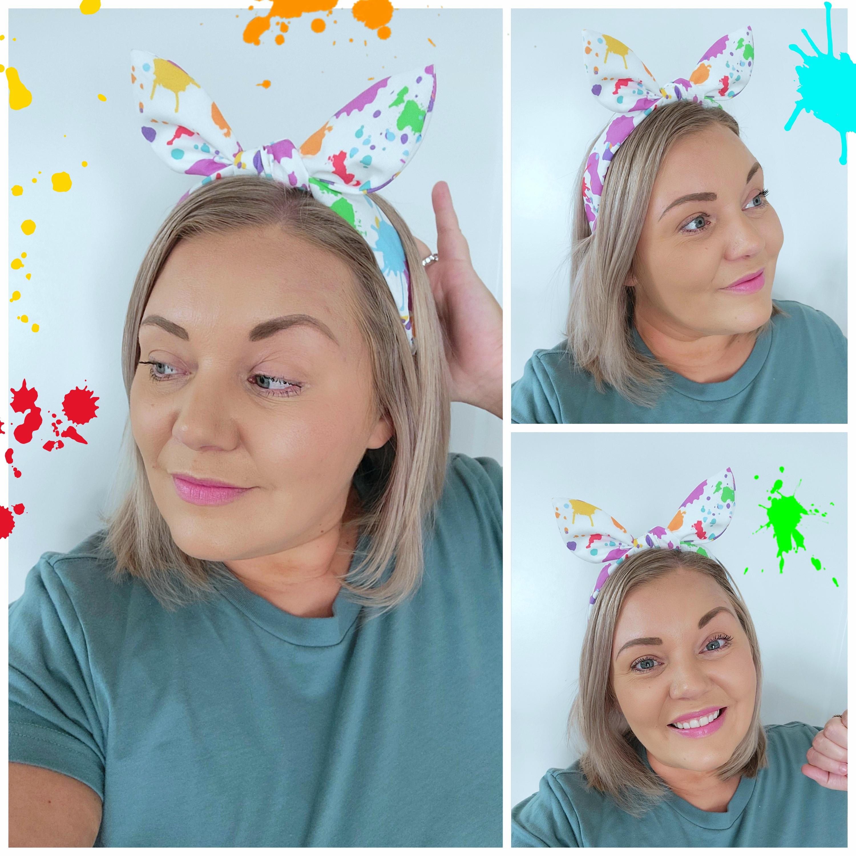 New Splatter Paint Headband / Festival of the Arts / Artsy 