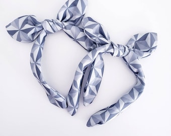 Opaska Epcot Spaceship Earth Headband: Geo Knot Bow