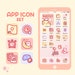 Lovely Bee App Icon Set | Digital Download | Cute Phone Folder Icons Pack 