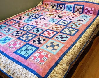 Old-fashioned Shoofly quilt