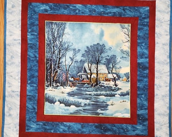 Winter Scene Wall Hanging "A"